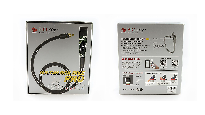BIO-key launches fingerprint/Bluetooth controlled bike lock